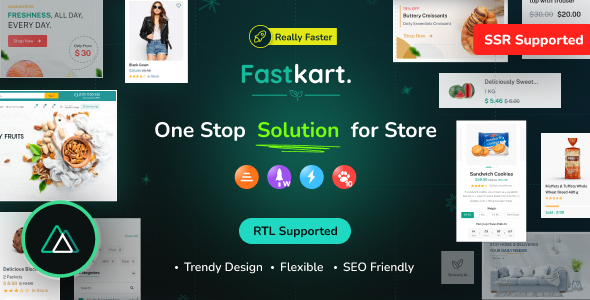 Fastkart - Ecommerce template with Nuxt Js
