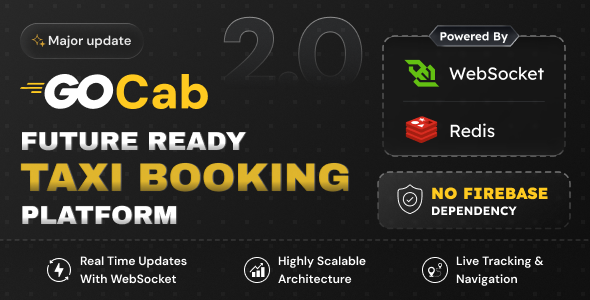 GoCab - Grab | Uber Clone | Taxi Booking | Cab Rental | Bidding | Parcel