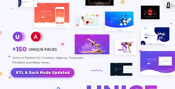 Unice - Multipurpose Angular 21 Template for SaaS, Startup & Agency
