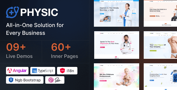 Physic - Hospital Doctor Clinic Medical Health Responsive Angular 21 Template