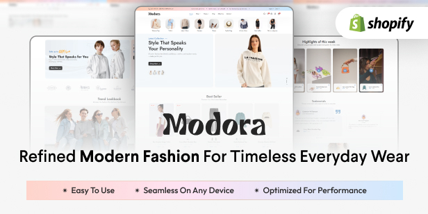 Modora – Multipurpose Shopify Theme. Fast, Clean, and Flexible. OS 2.0