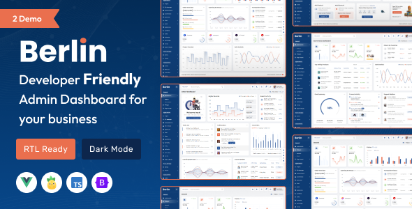 Berlin - Vue Js Admin Template